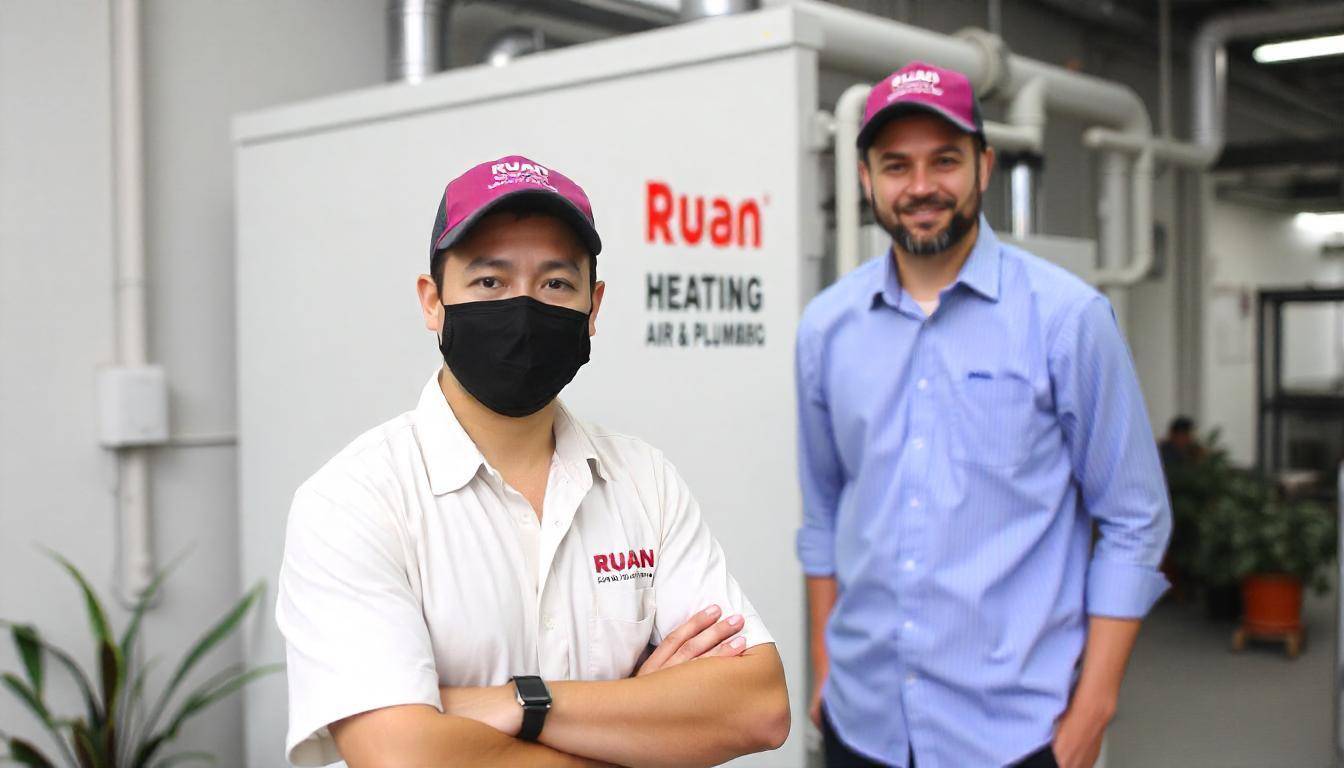 Home 8 ruan heating air and plumbing team 1